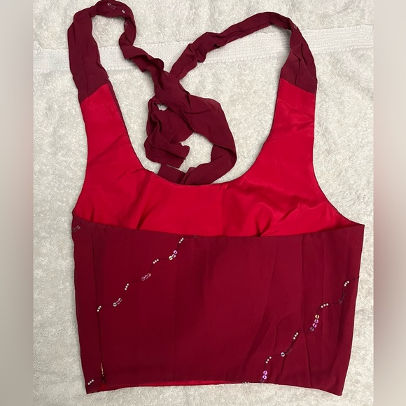 ‼️FIRM‼️EUVC Emma Black Amazing Beaded Skirt and Halter to Match. - Picture 15 of 16